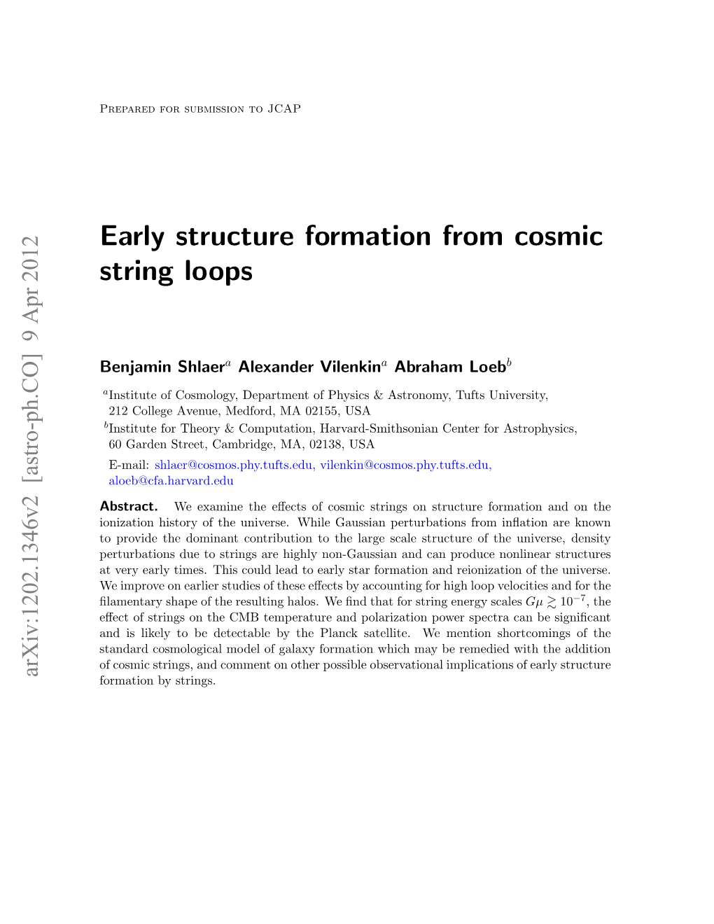 Early Structure Formation from Cosmic String Loops