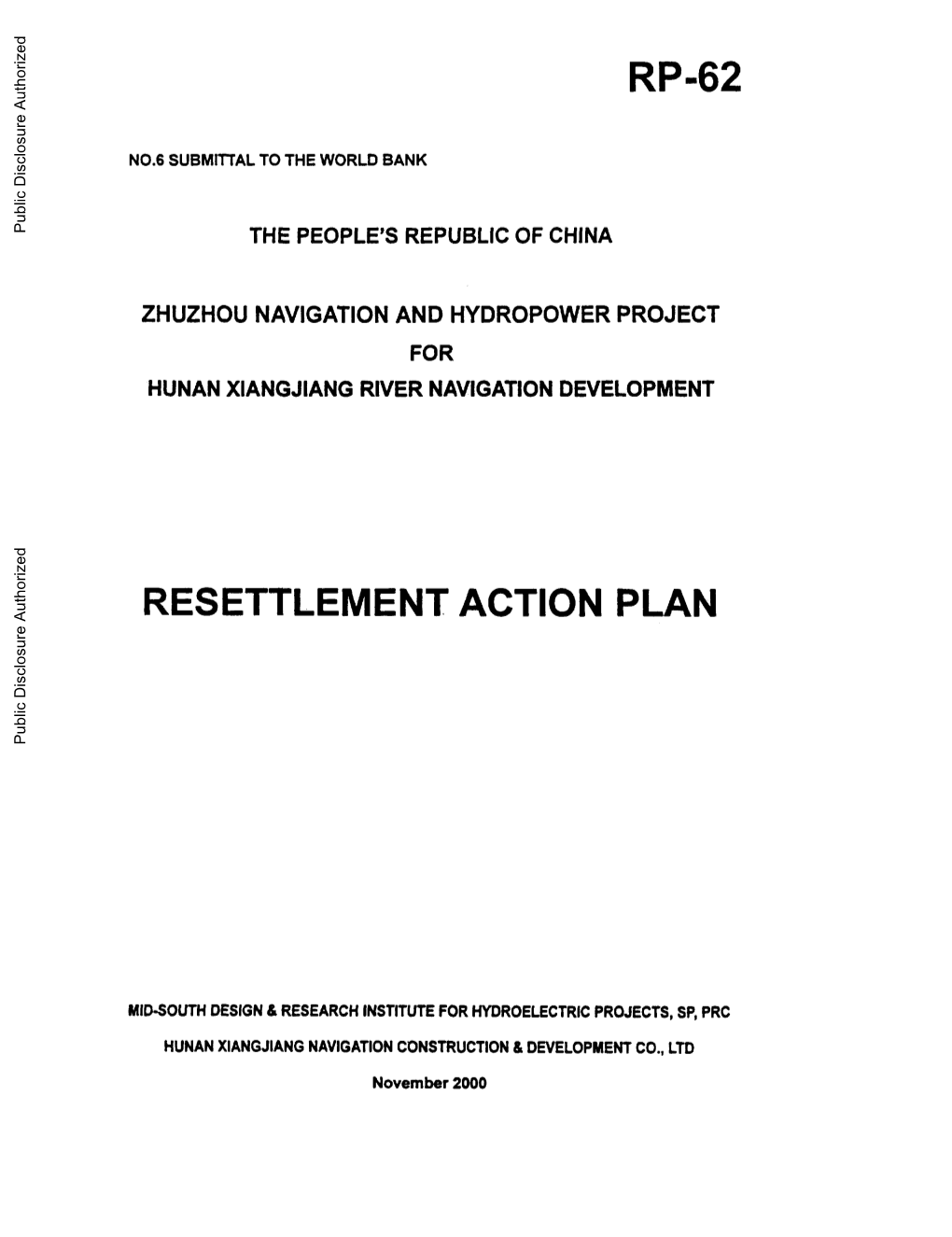 World Bank Document