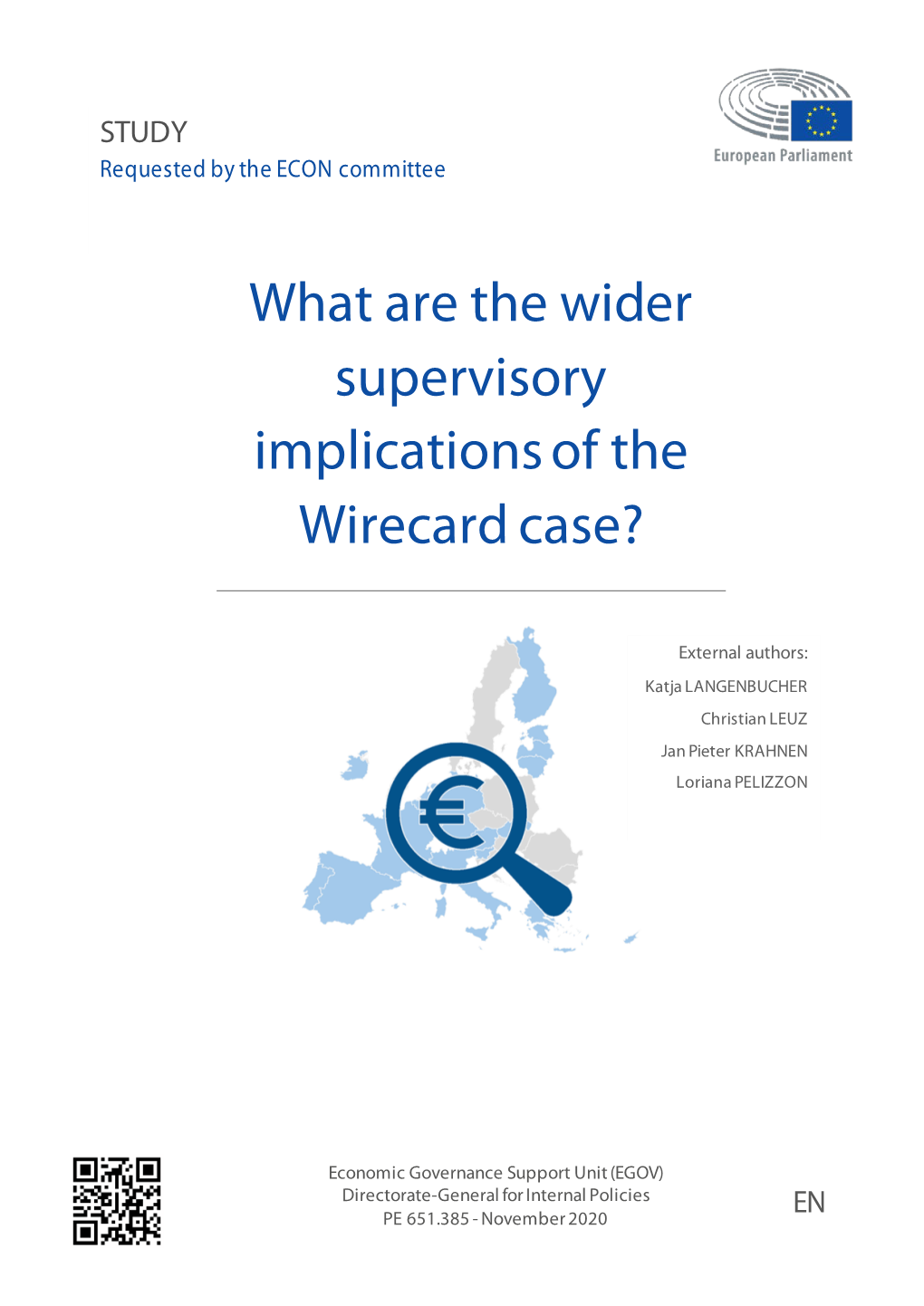 What Are the Wider Supervisory Implications of the Wirecard Case?