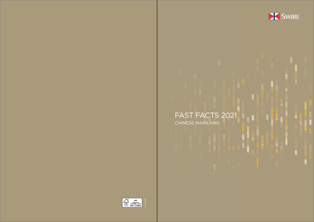 FAST FACTS 2021 CHINESE MAINLAND Cf210715e 2020 KEY FINANCIALS – CHINESE MAINLAND