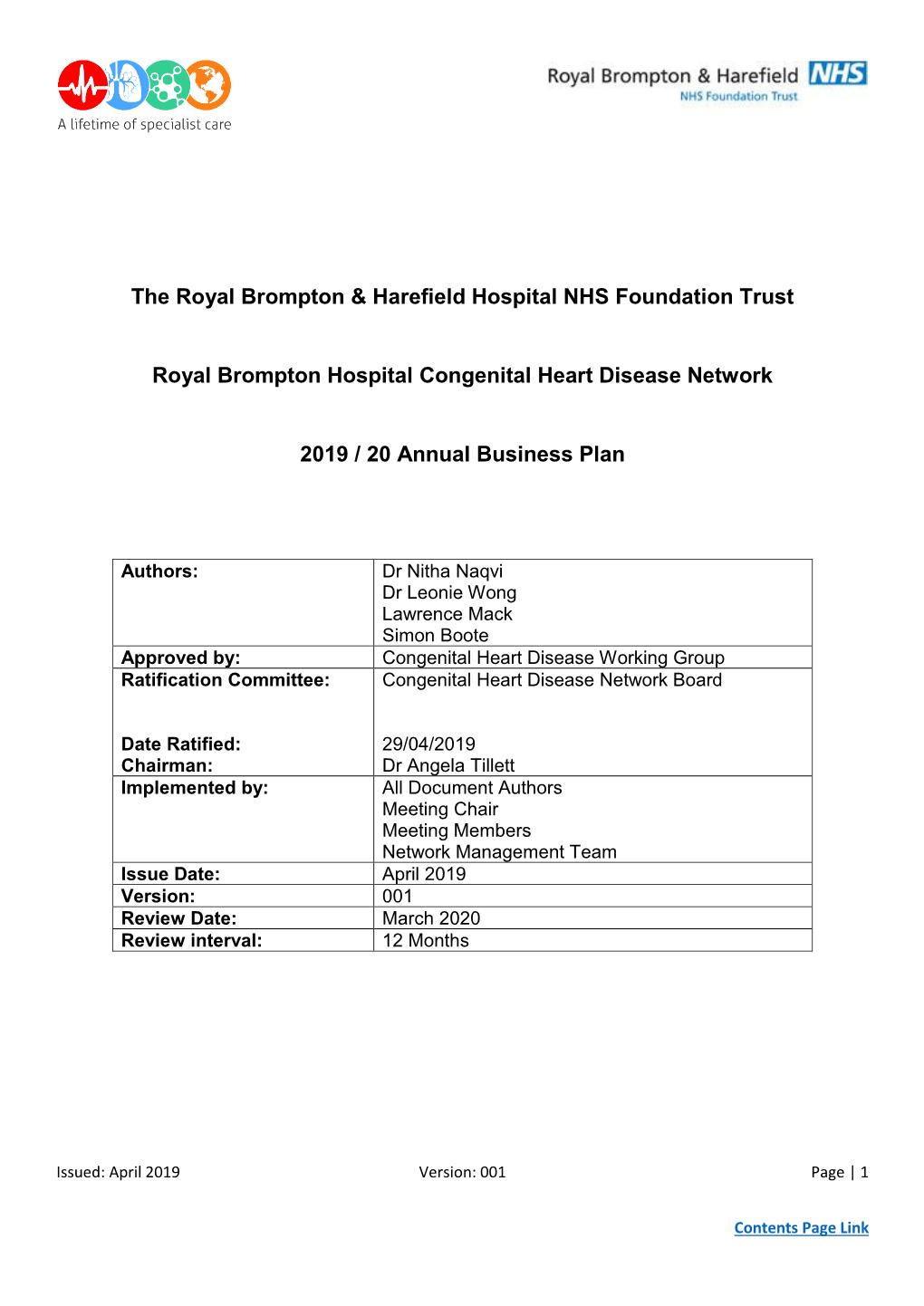 The Royal Brompton & Harefield Hospital NHS Foundation Trust