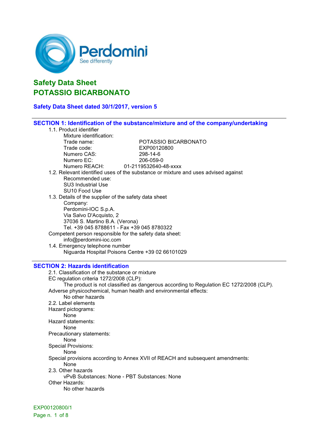 Download Potassium Bicarbonate