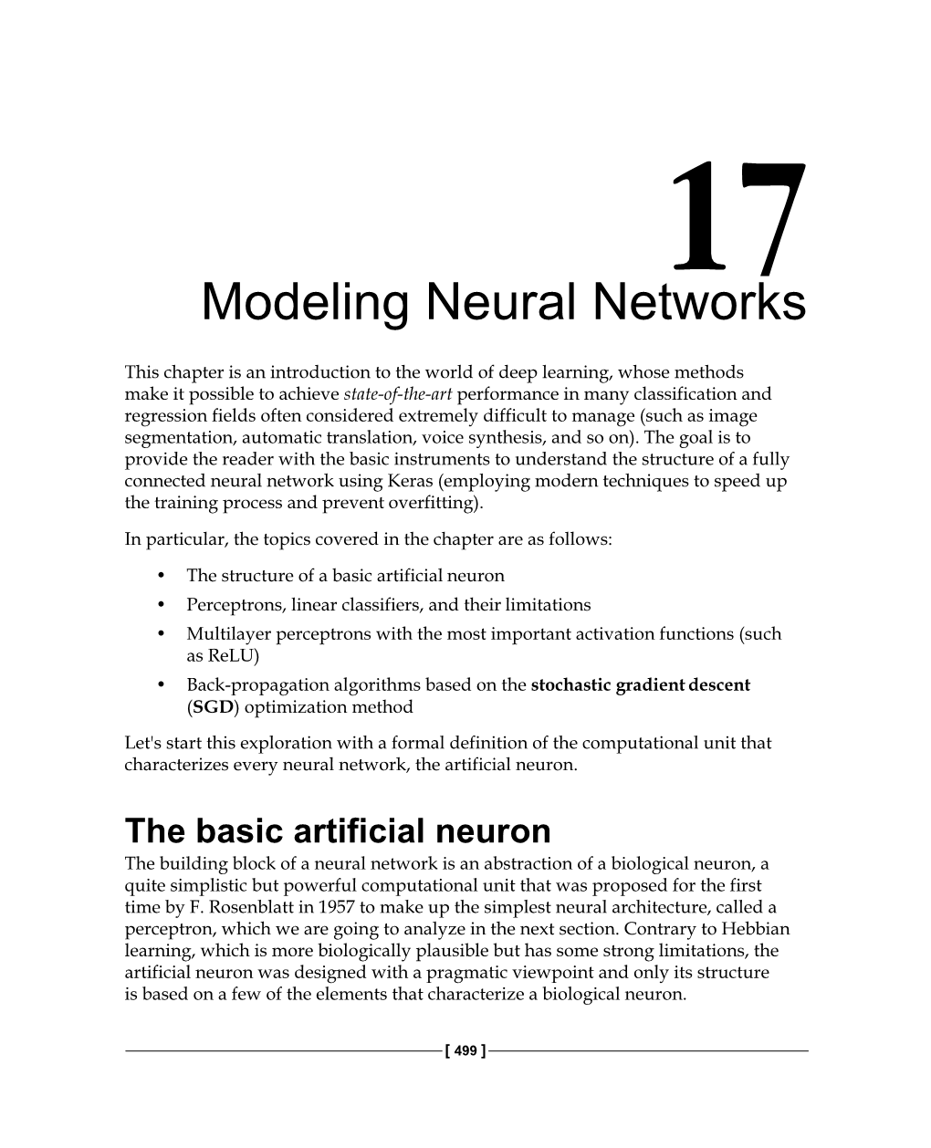 Modeling Neural Networks