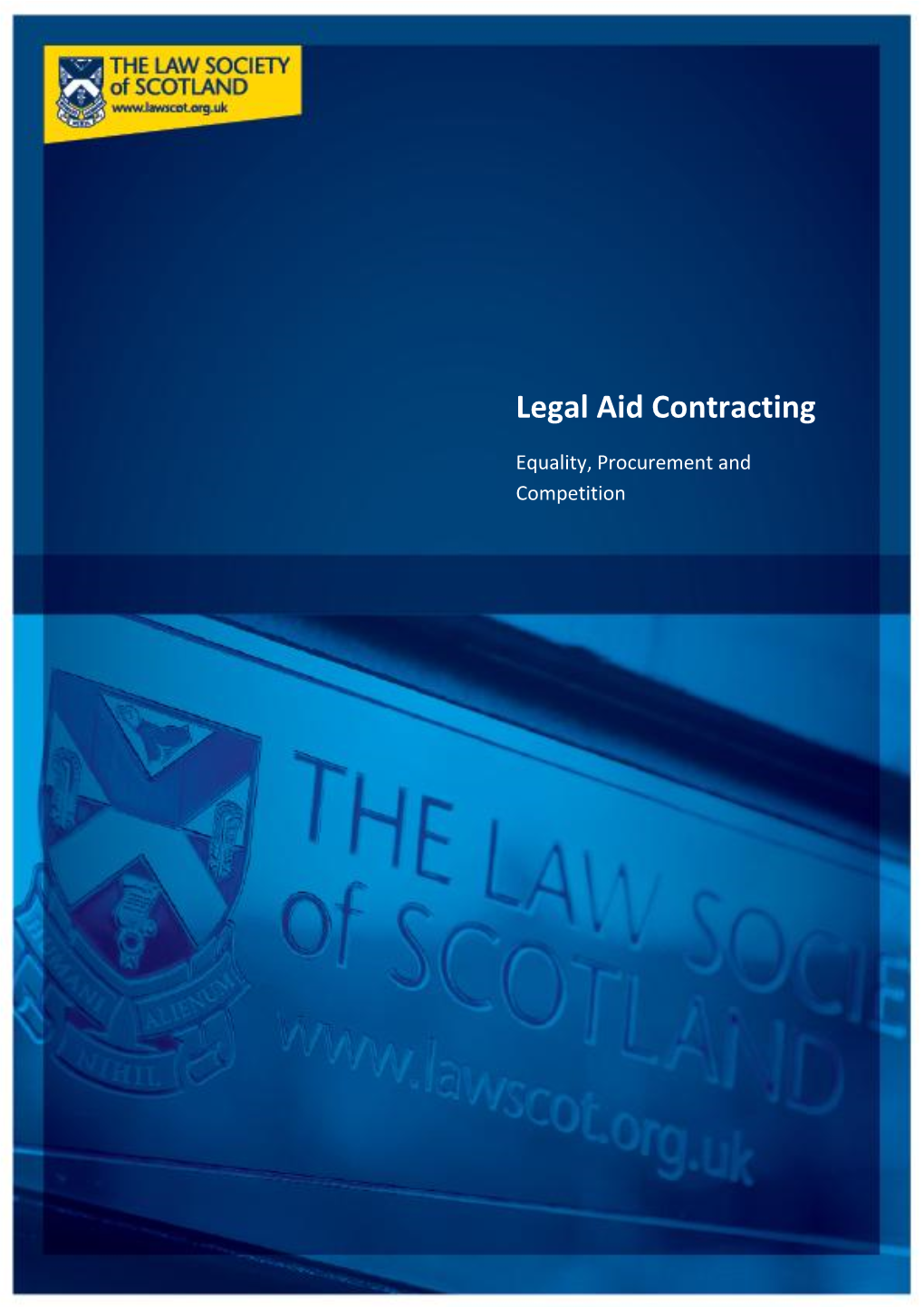 Legal Aid Contracting