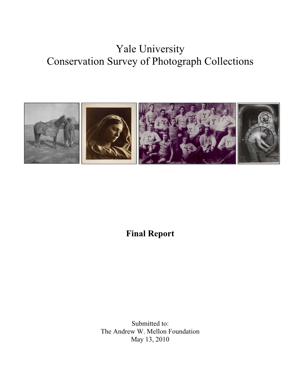 Yale University Conservation Survey of Photograph Collections