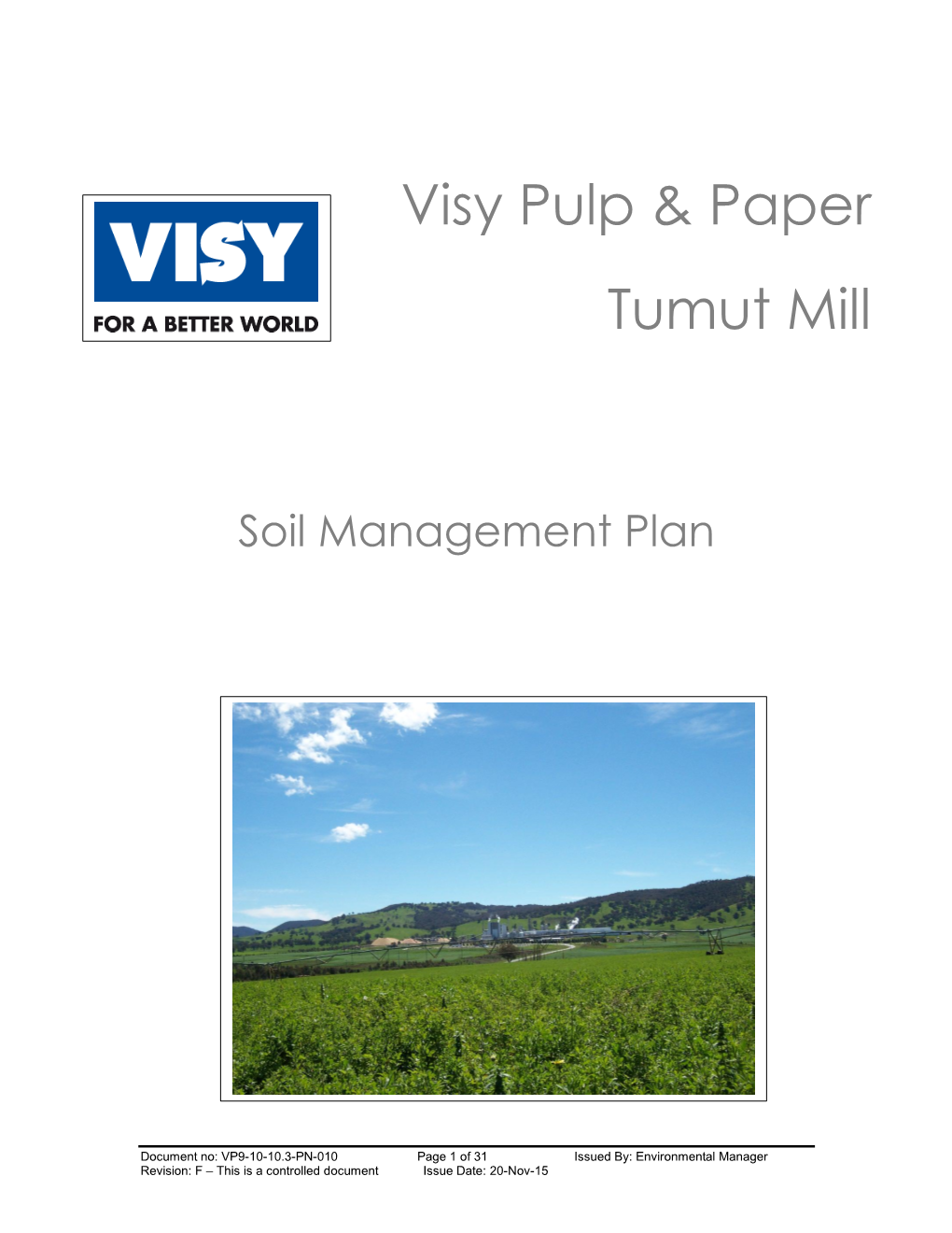 Visy Pulp & Paper Tumut Mill