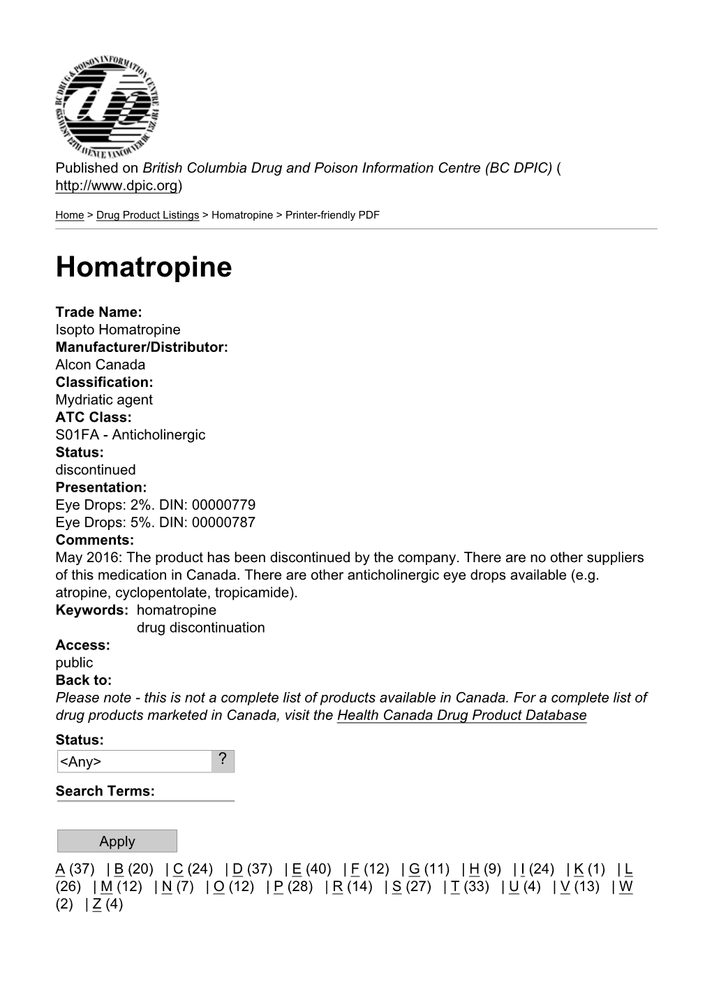 Homatropine > Printer-Friendly PDF