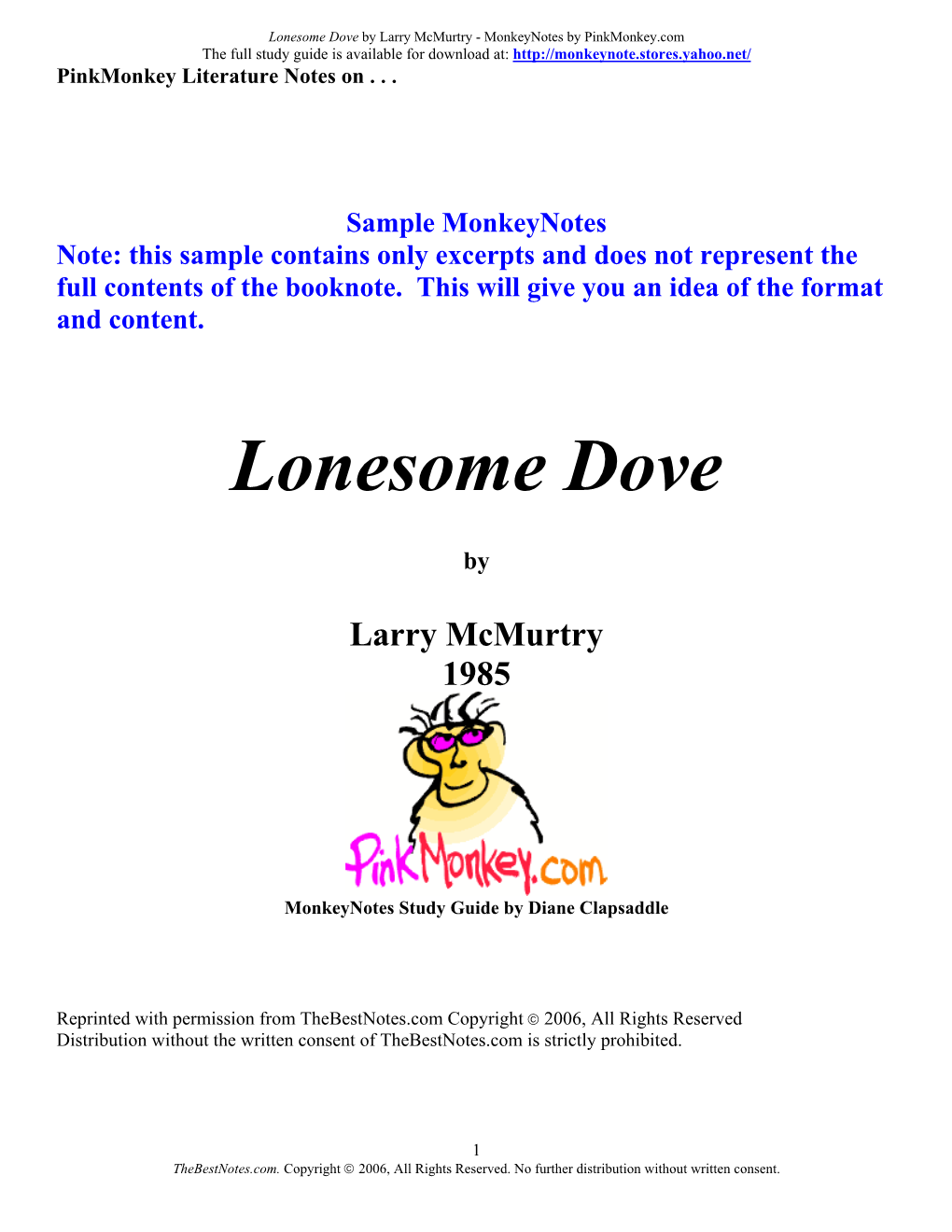 Lonesome Dove