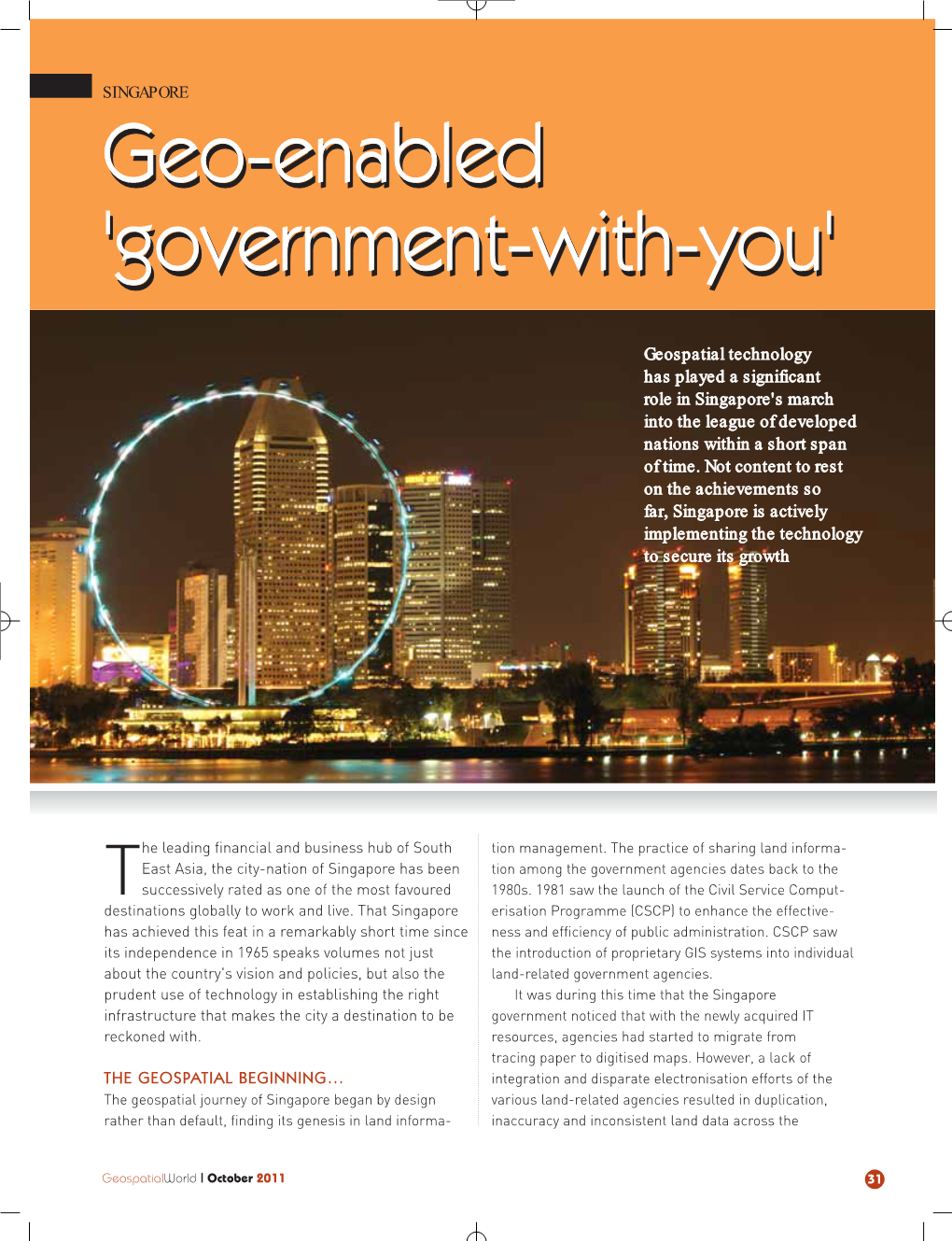 Geo-Enabled 'Government-With-You'