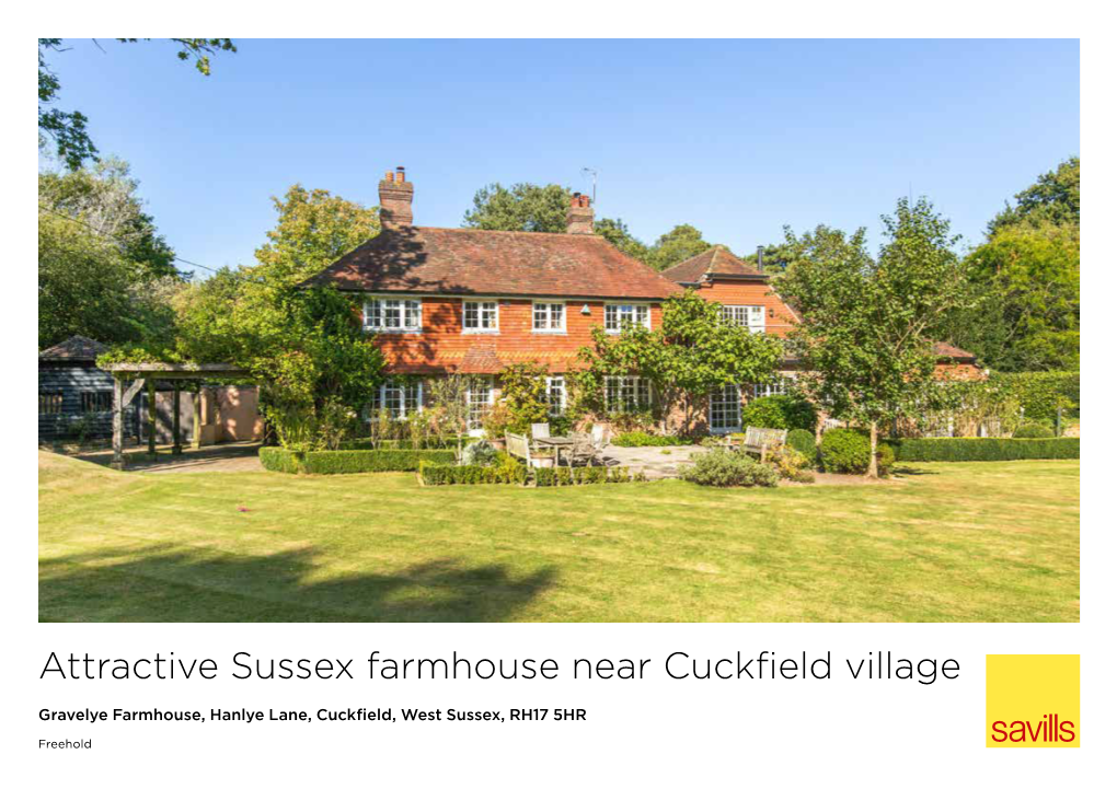 Attractive Sussex Farmhouse Near Cuckfield Village