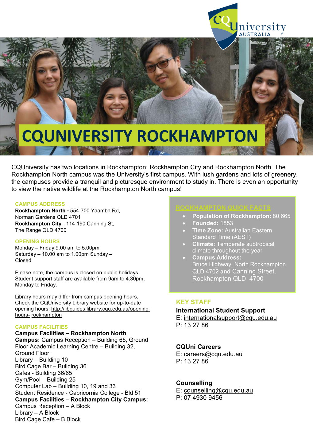 Cquniversity Rockhampton