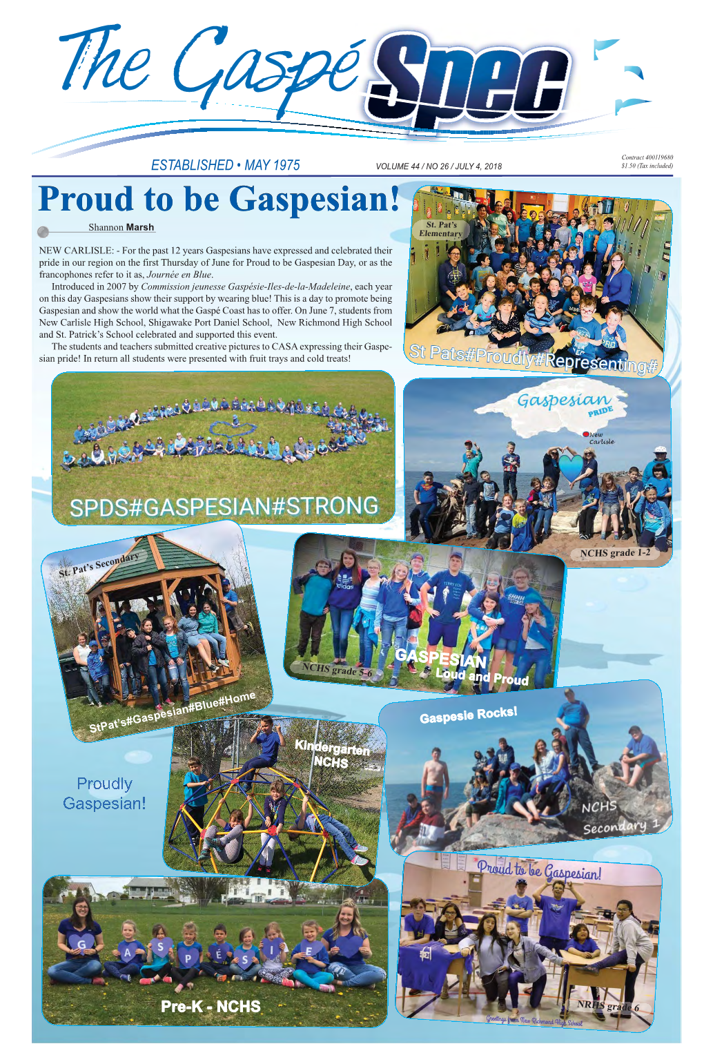 Proud to Be Gaspesian! Shannon Marsh St