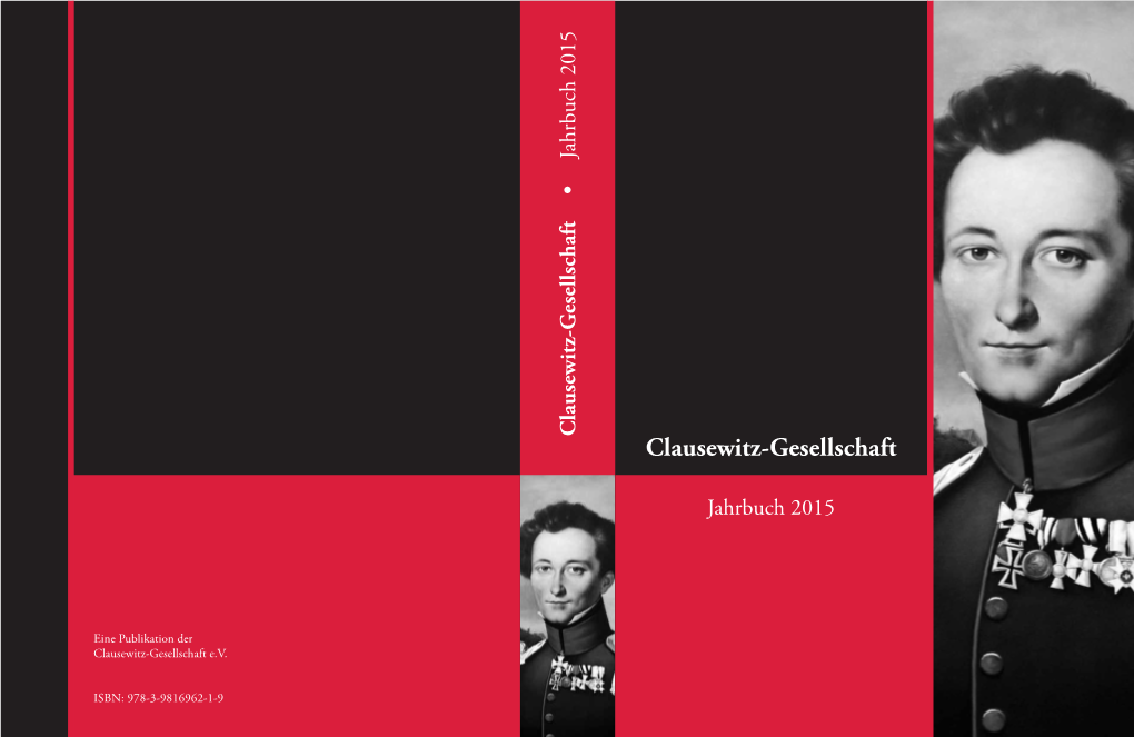 Clausewitz-Gesellschaft, Jahrbucher 2015