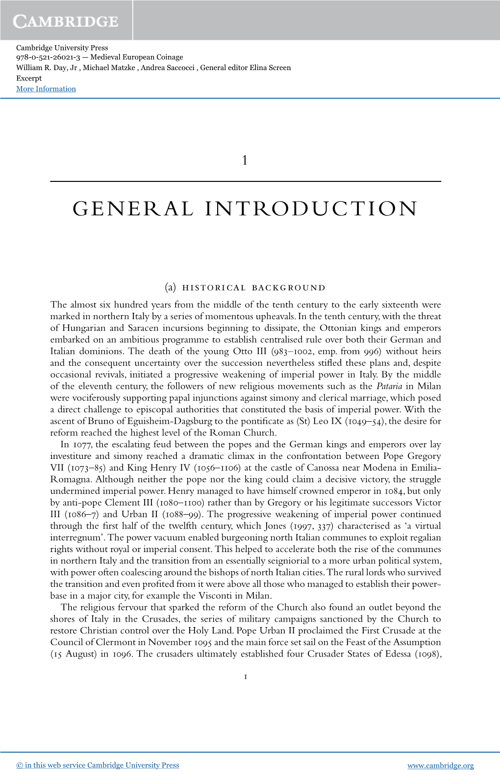 General Introduction