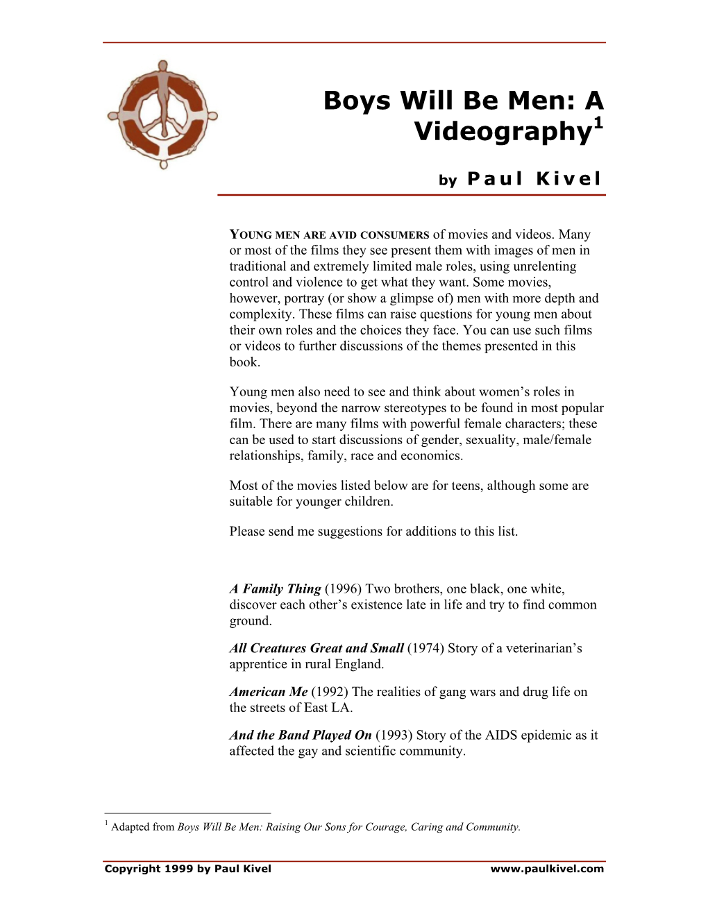 A Videography1