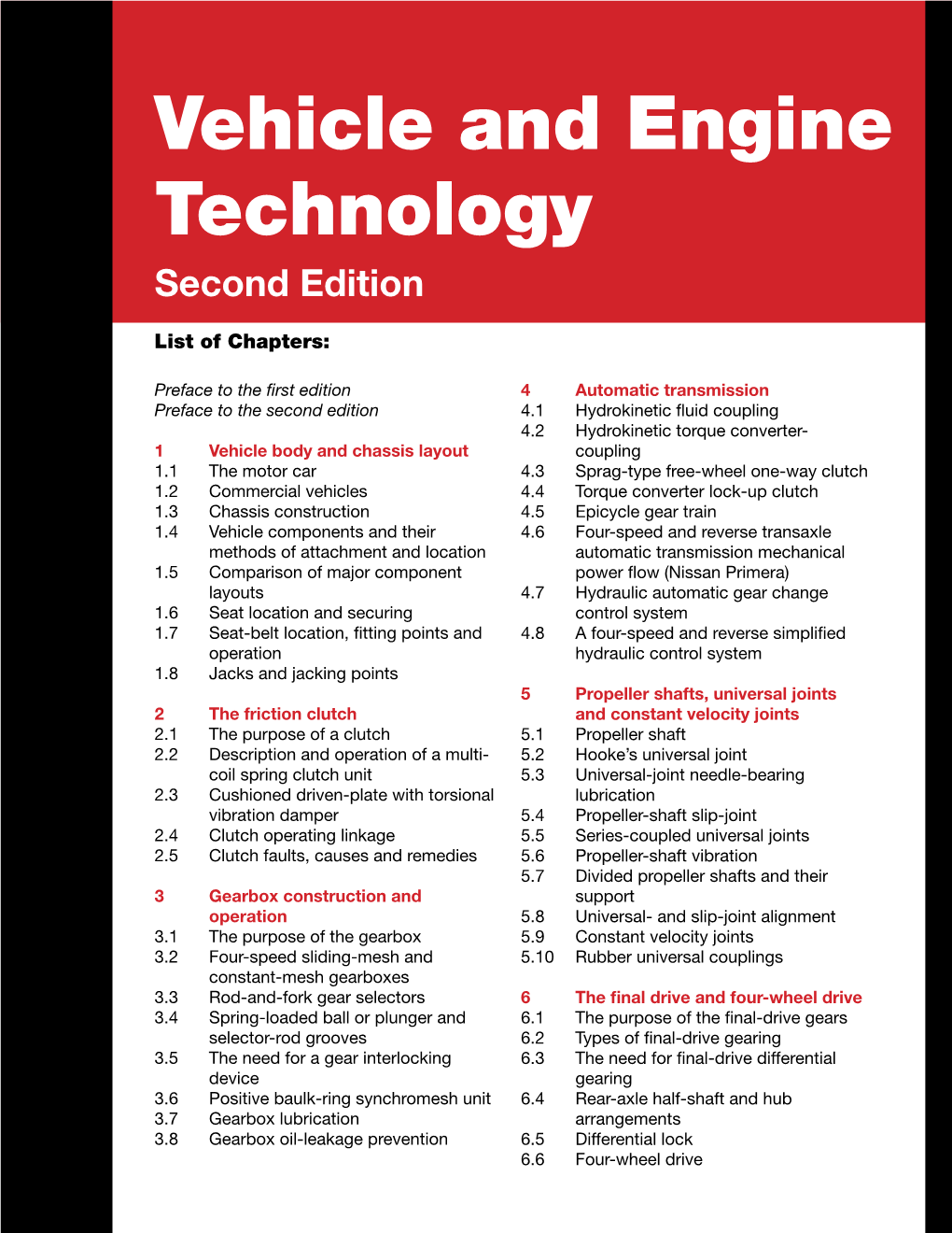 Vehicle and Engine Technology Second Edition