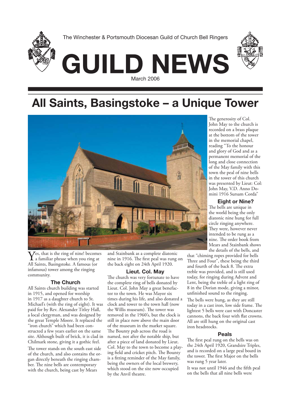 GUILD NEWS March 2006