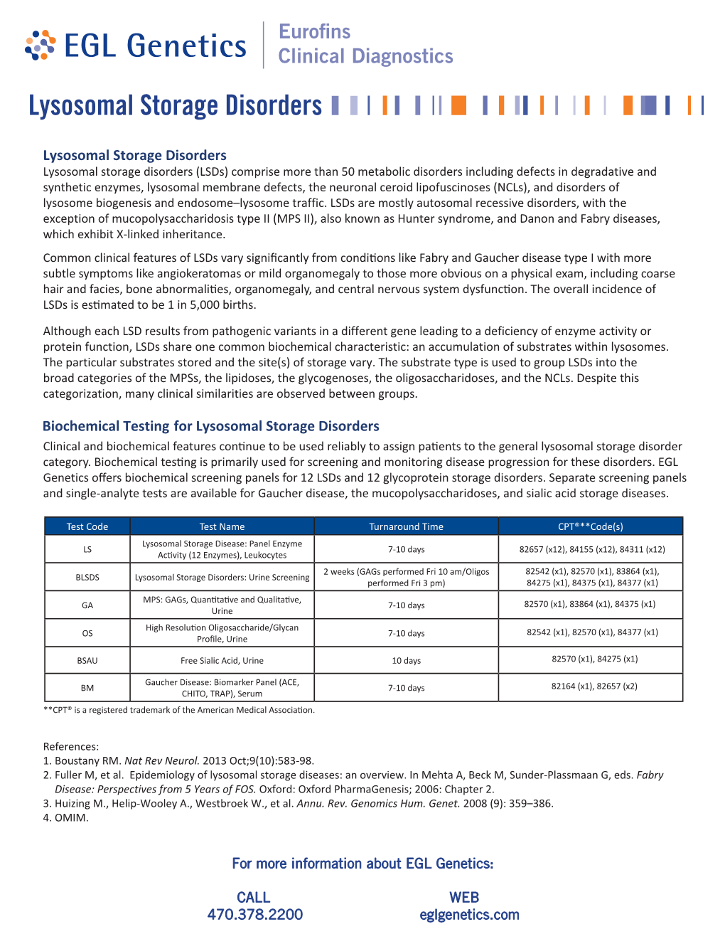 Lysosomal Storage Disorders