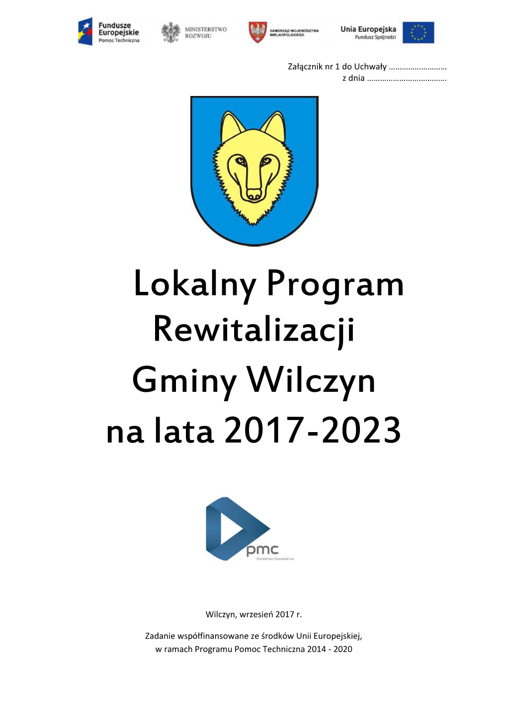 Lokalny Program Rewitalizacji Gminy Wilczyn Na Lata 2017-2023