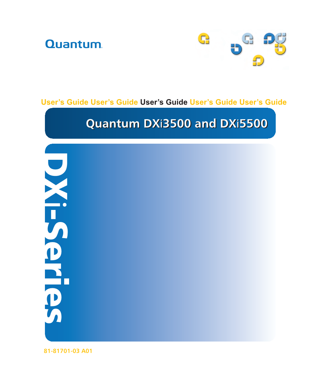 Dxi3500 and Dxi5500 User's Guide