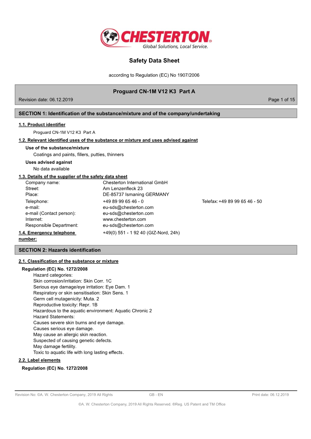 SDS-PROGUARD CN-1M-V12-K3-Part a EN.Pdf