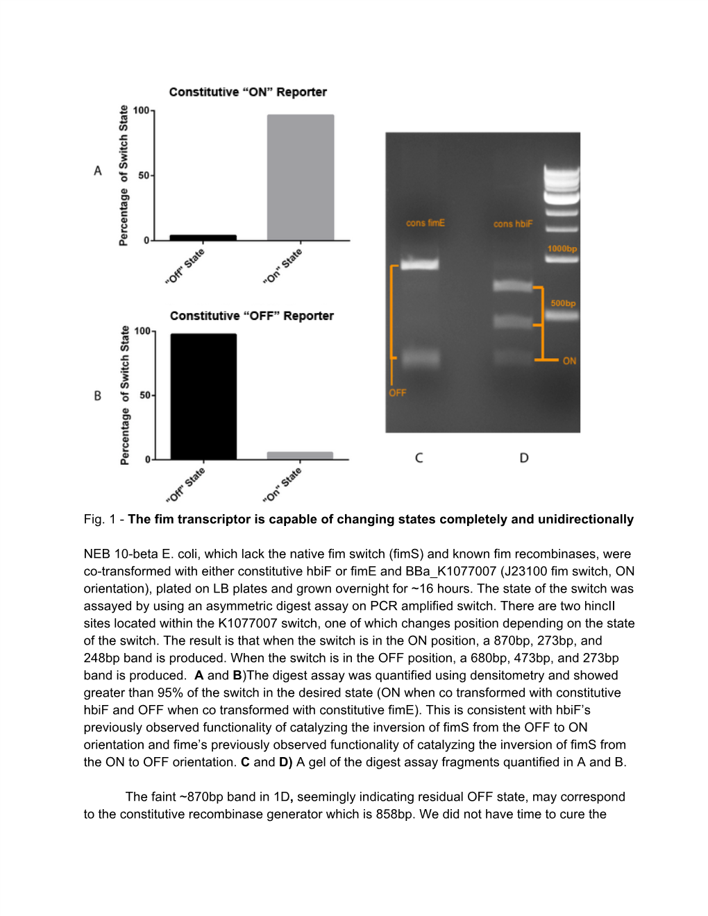 Fig. 1Анаthe Fim Transcriptor Is Capable of Changing