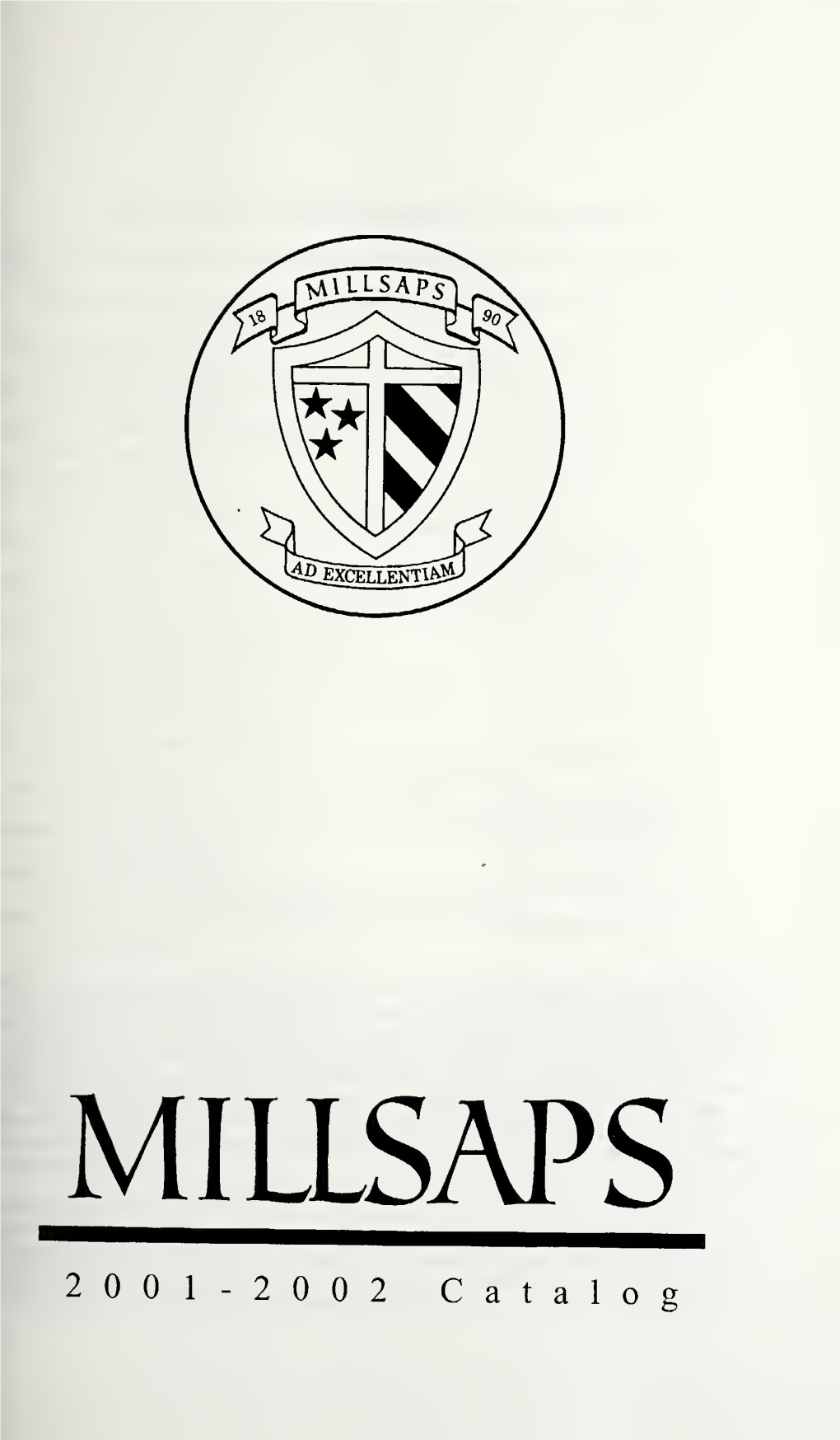 Millsaps College Catalog, 2001-2002