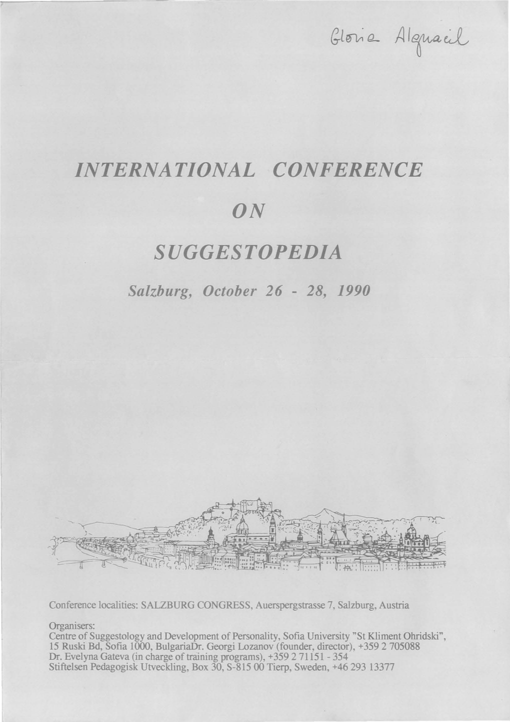International Conference on Suggestopedia