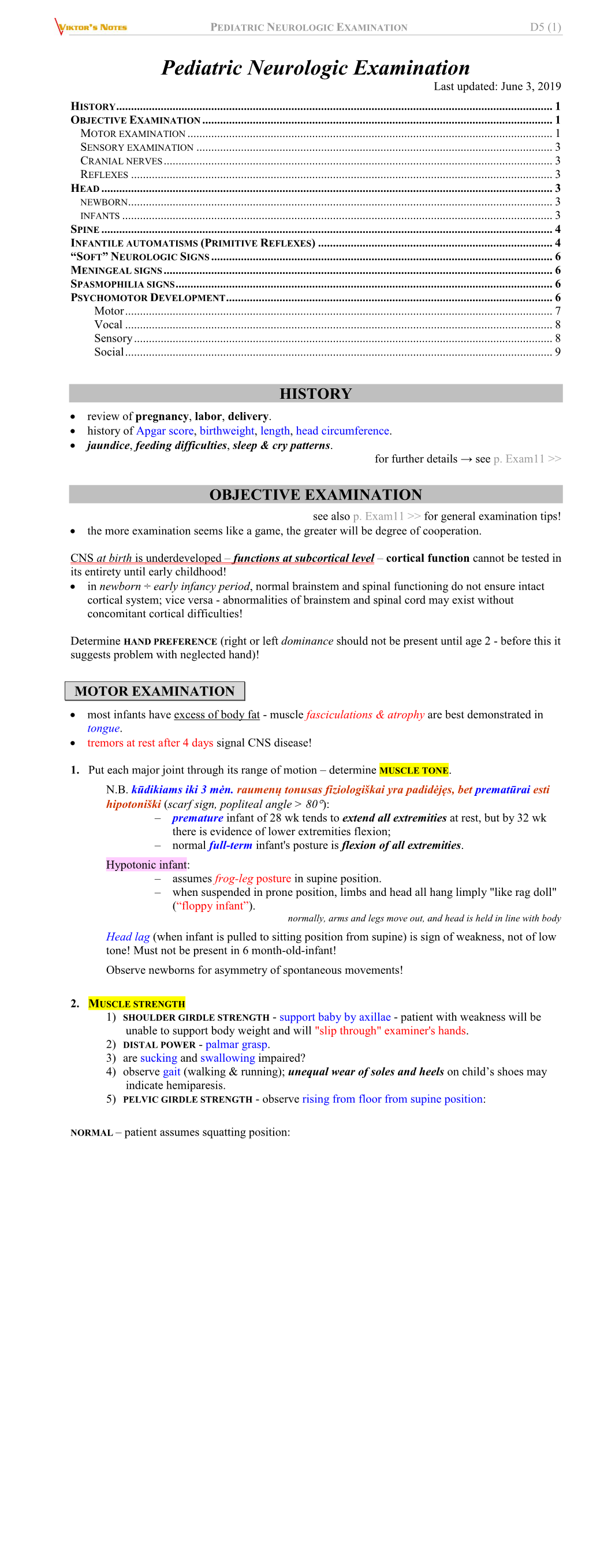 Pediatric Neurologic Examination D5 (1)