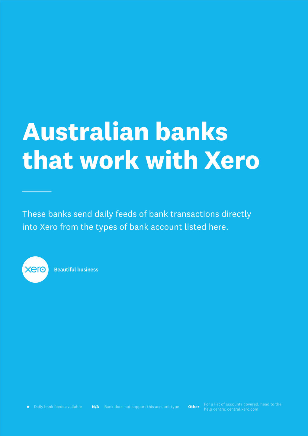 Australian Banks That Work with Xero