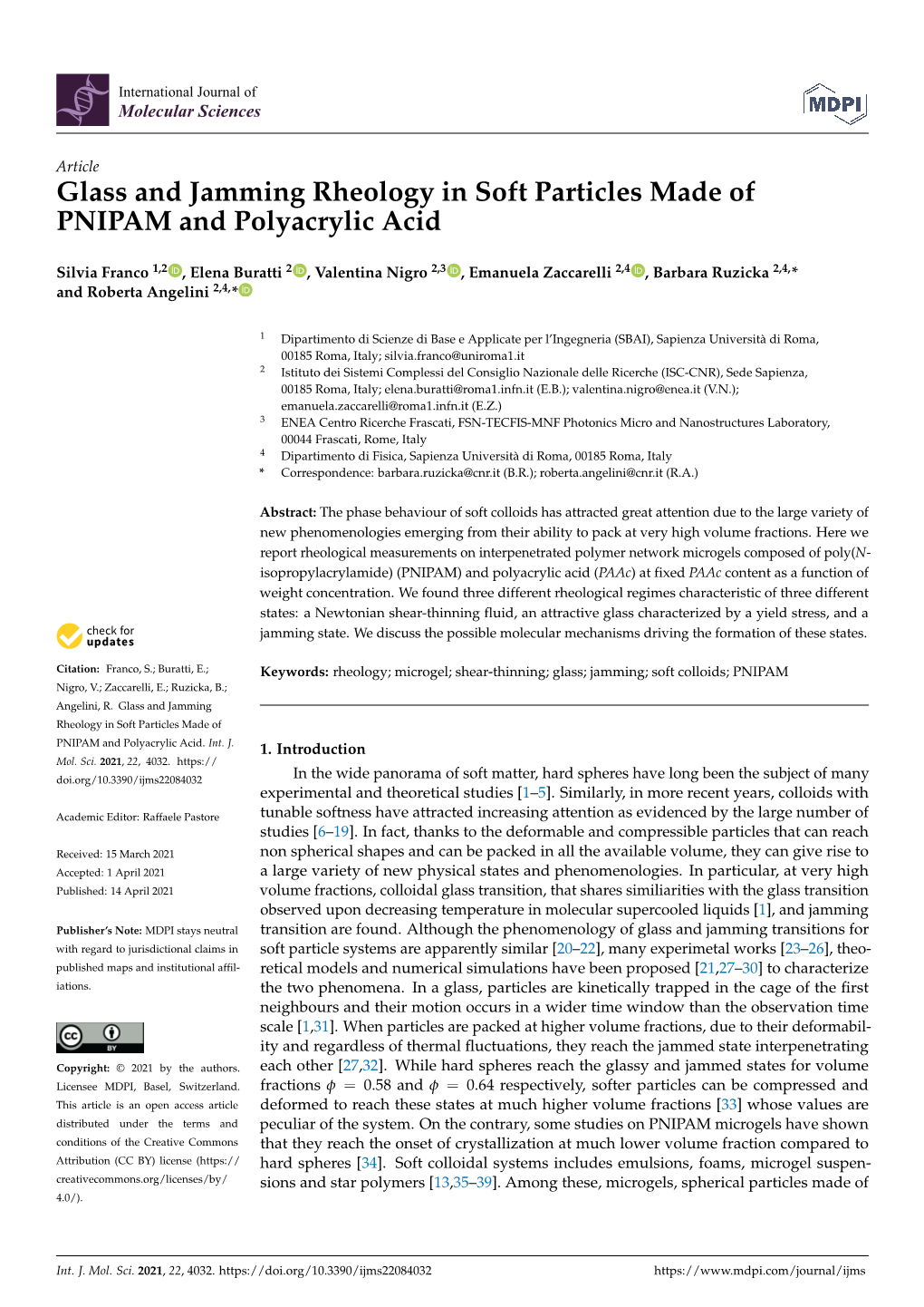 Glass and Jamming Rheology in Soft Particles Made of PNIPAM and Polyacrylic Acid