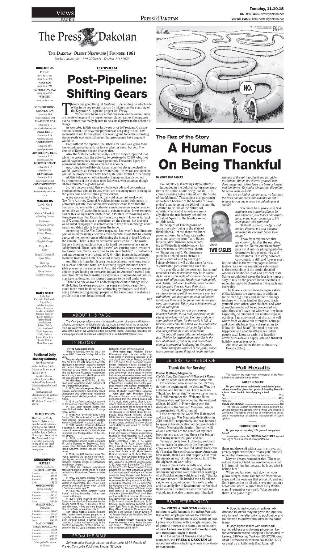 A Human Focus on Being Thankful