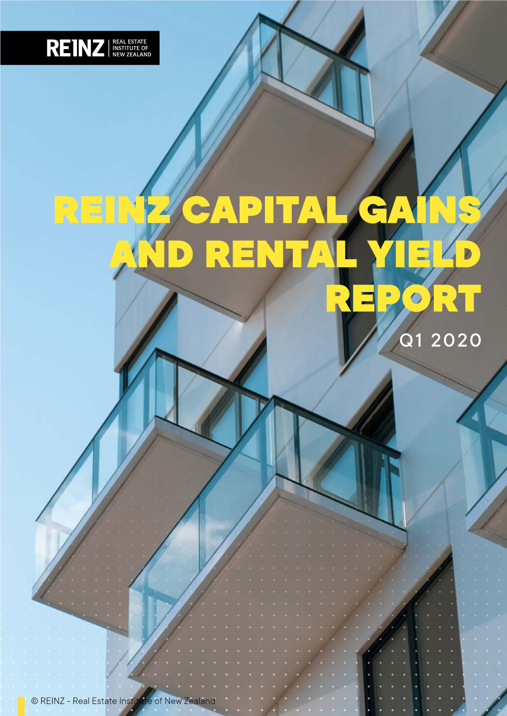 Reinz Capital Gains and Rental Yield Report Q1 2020