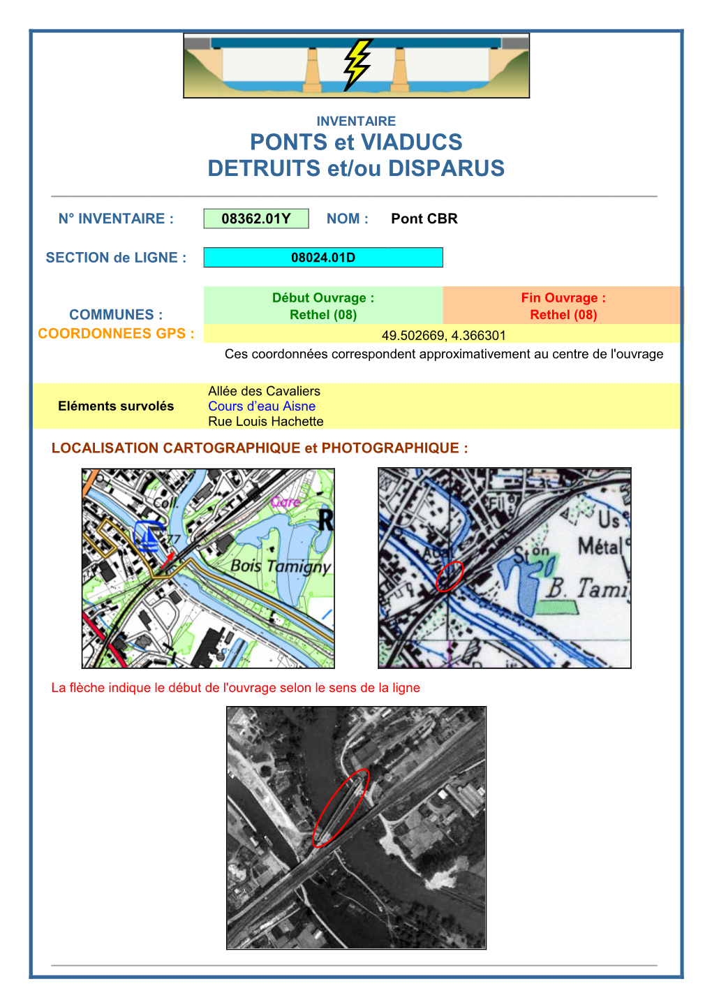 PONTS Et VIADUCS DETRUITS Et/Ou DISPARUS ______