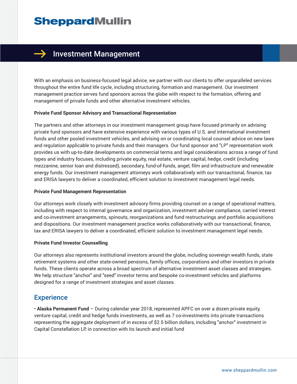 Investment Management