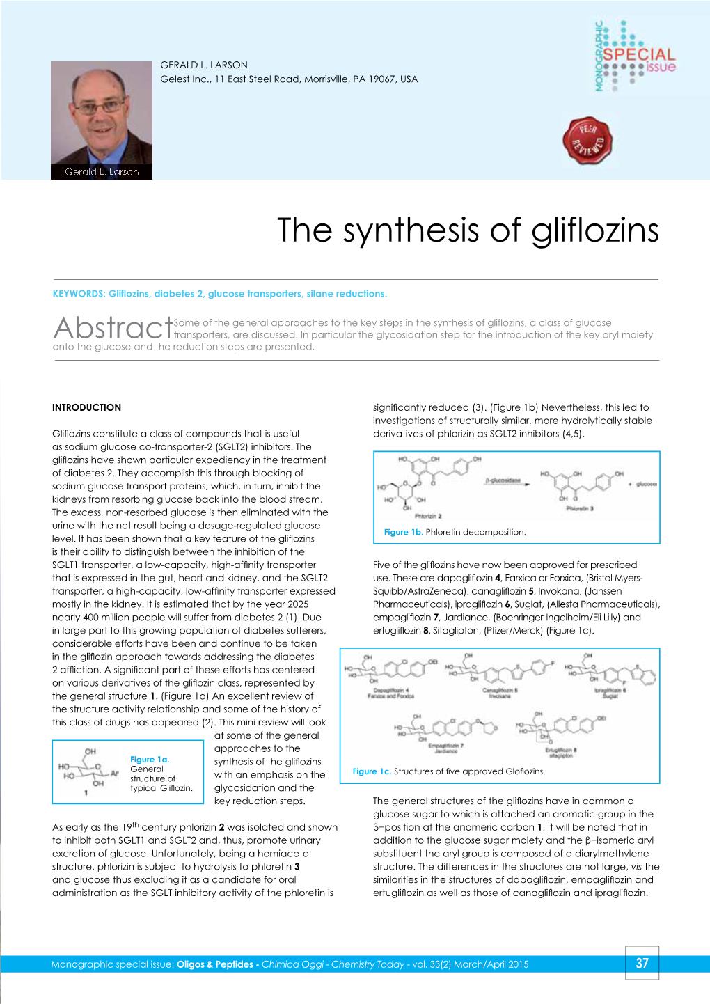 The Synthesis of Gliflozins