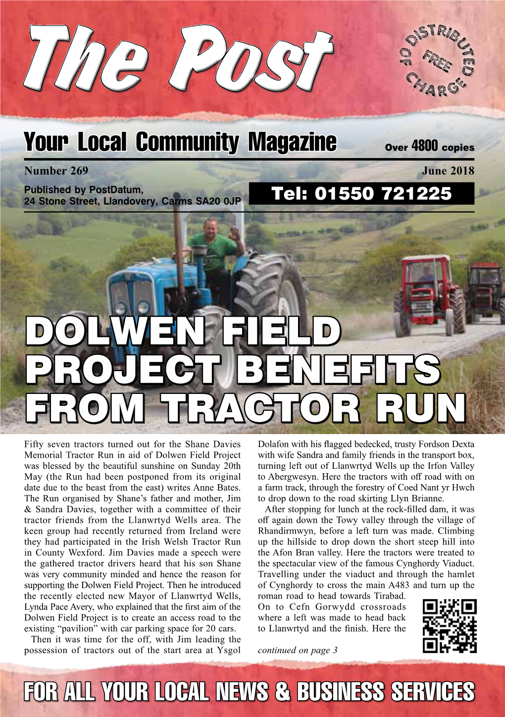 Dolwen Field Project Benefits from Tractor Run