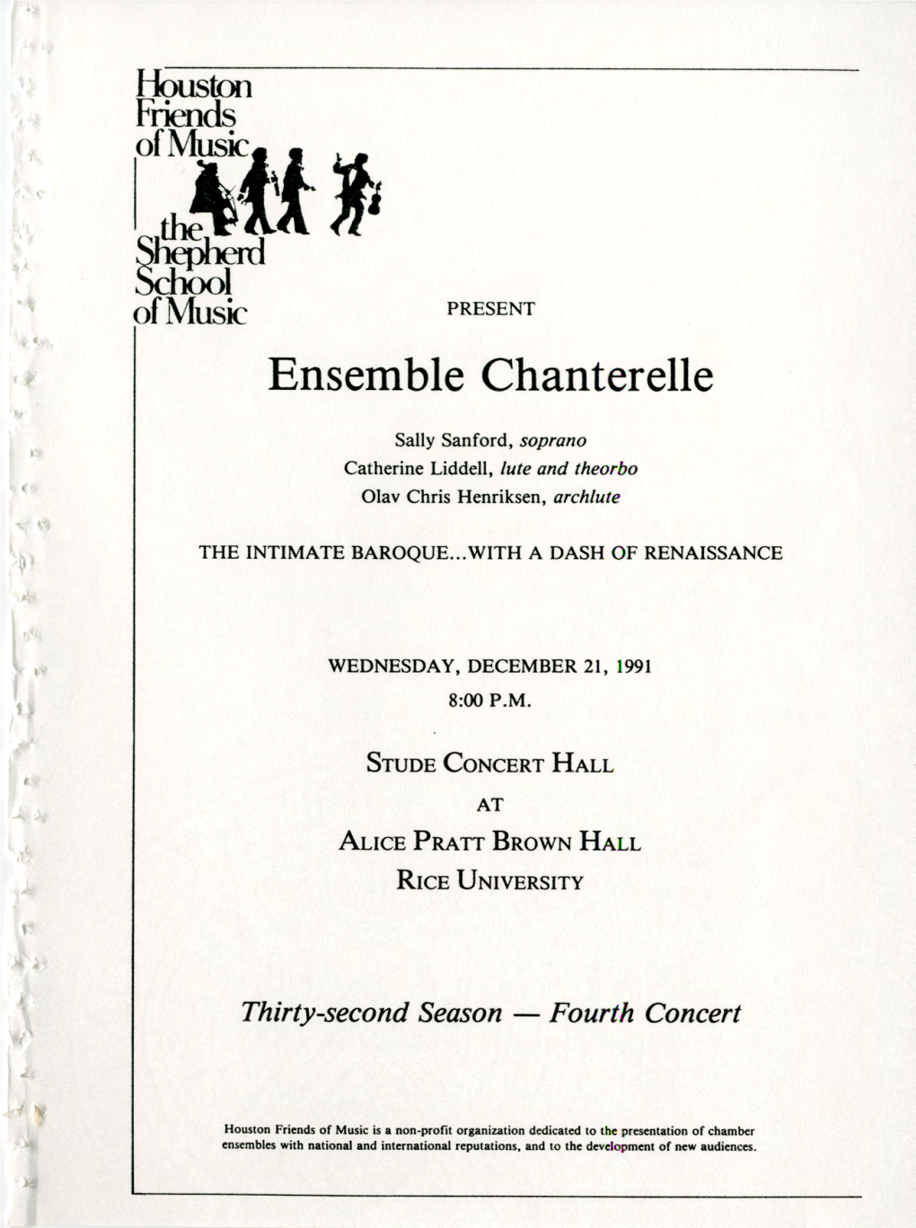 The~~'All1 ~ of Music PRESENT Ensemble Chanterelle