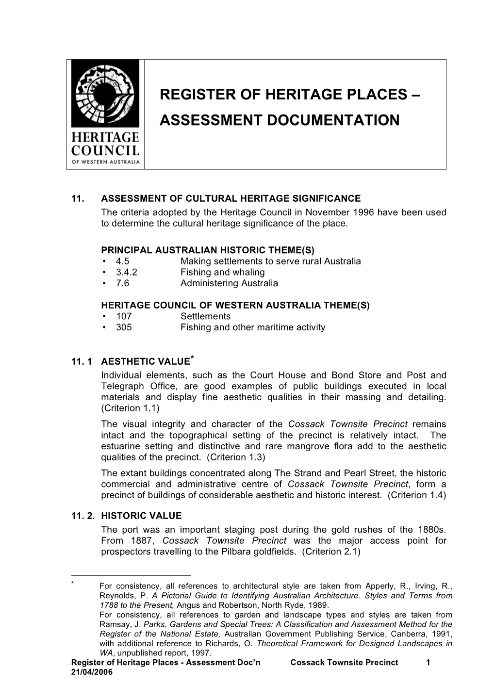 Assessment Documentation