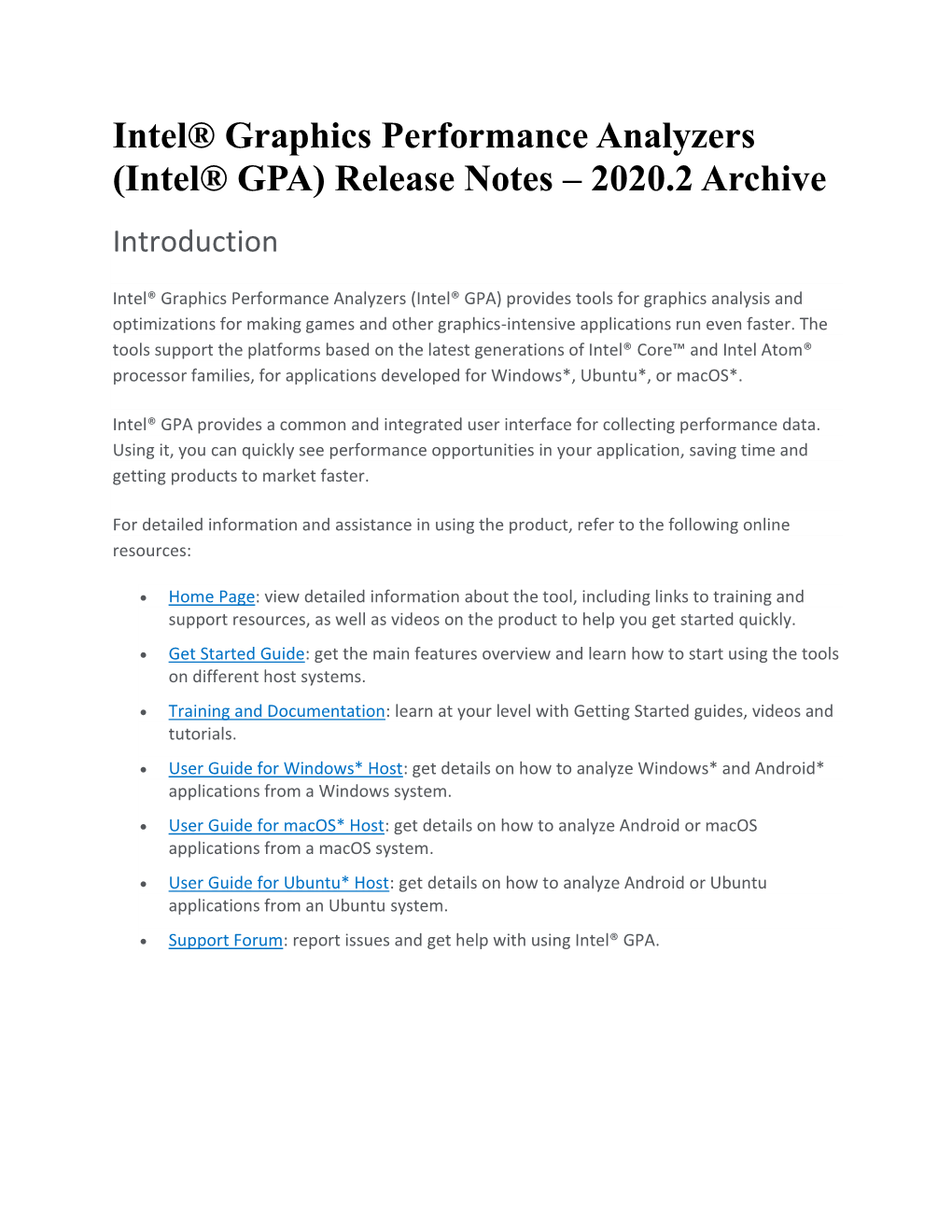 Release Notes – 2020.2 Archive Introduction