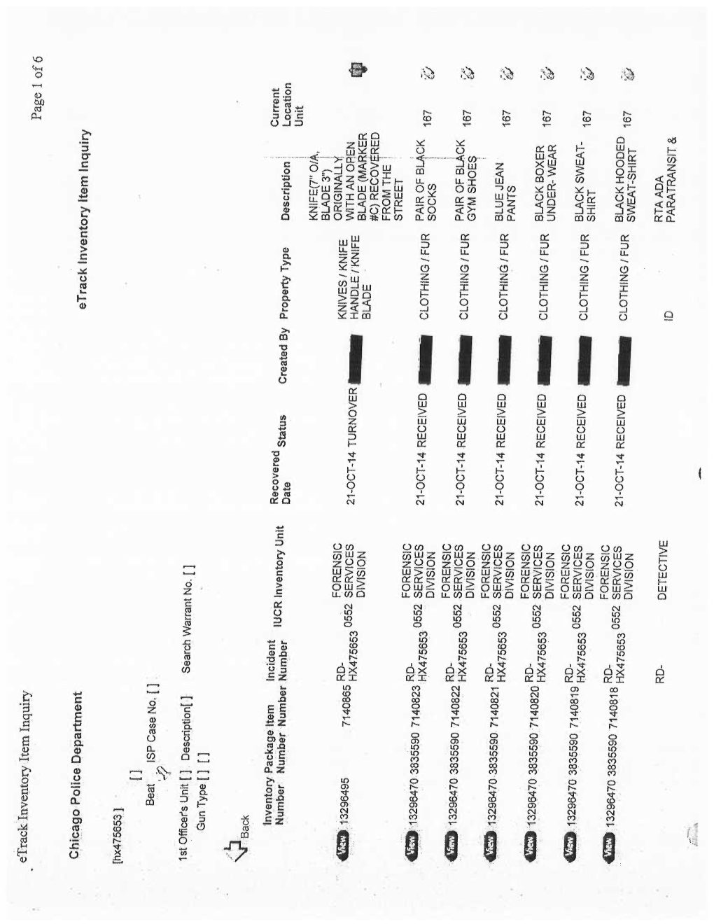 Etrack Inventory