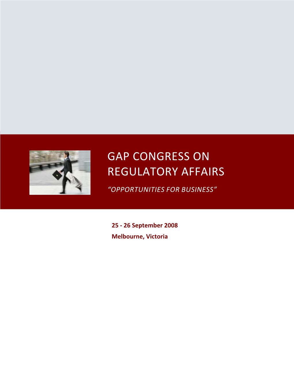 Gap Congress on Regulatory Affairs