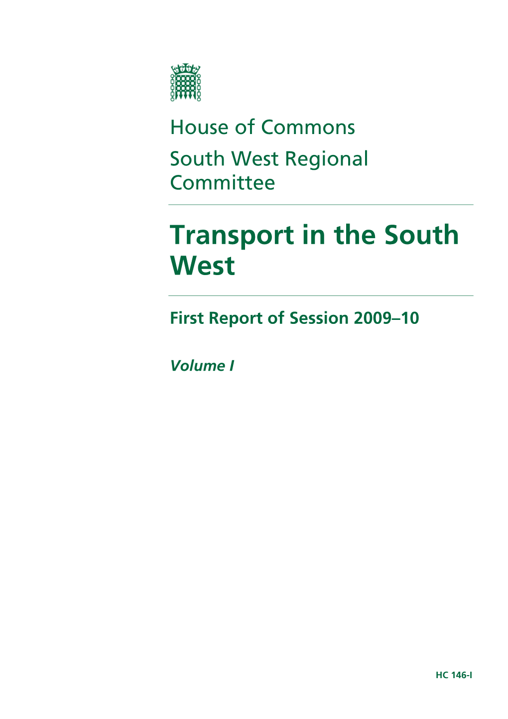 Transport in the South West