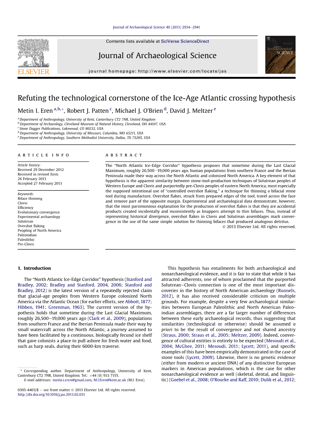 Refuting the Technological Cornerstone of the Ice-Age Atlantic Crossing Hypothesis