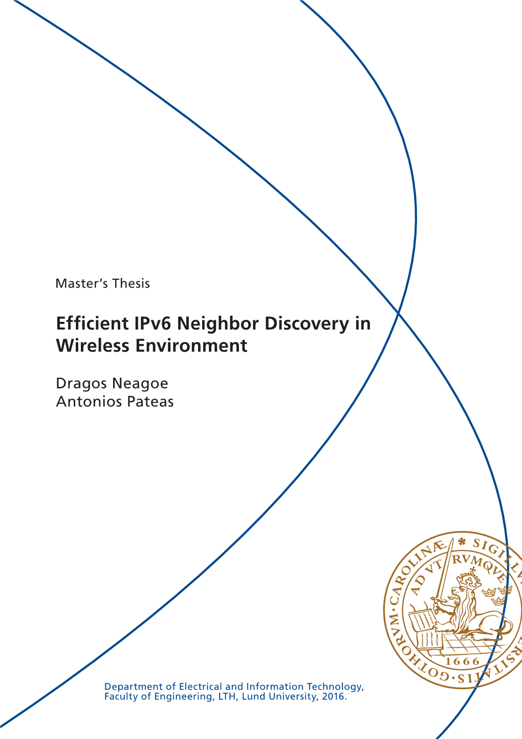 Efficient Ipv6 Neighbor Discovery in Wireless Environment