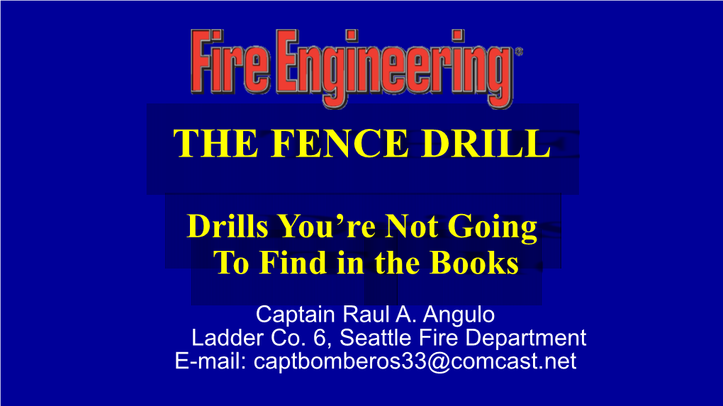 The Fence Drill