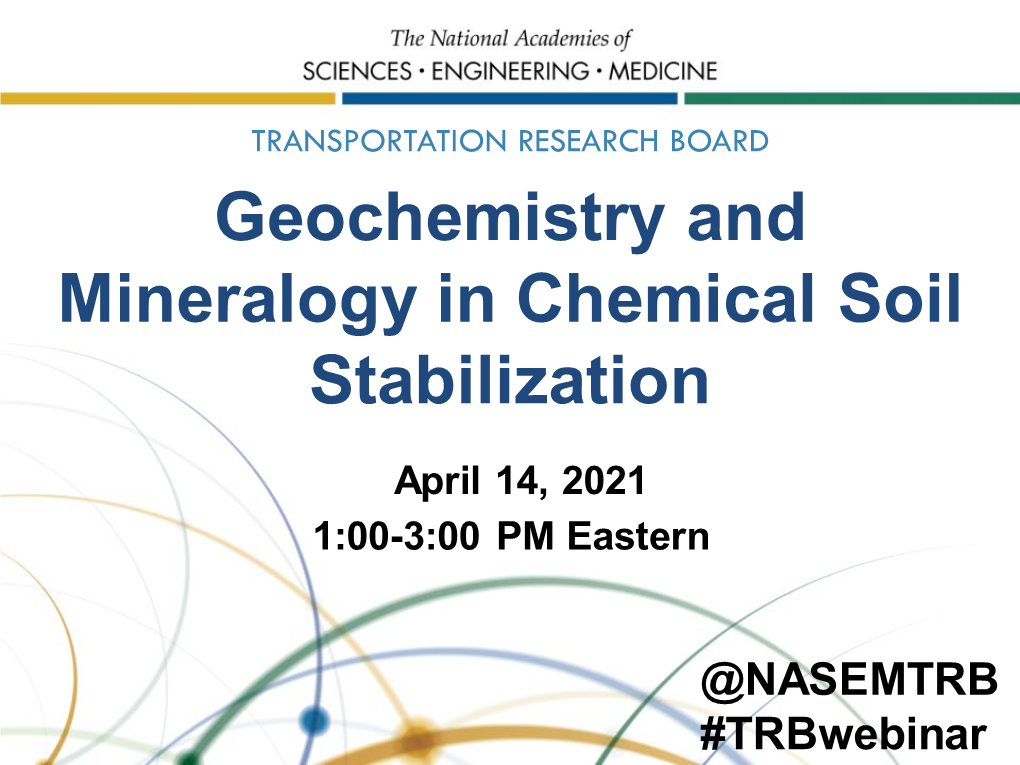 Geochemistry and Mineralogy in Chemical Soil Stabilization