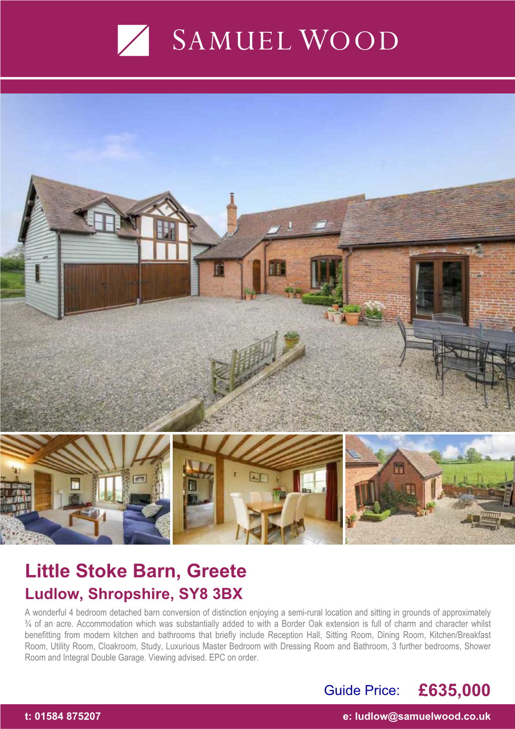 Little Stoke Barn, Greete