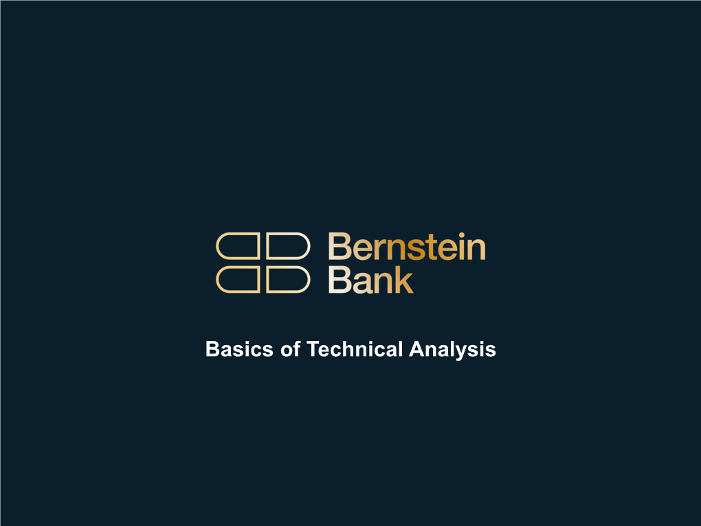 Basics of Technical Analysis Disclaimer