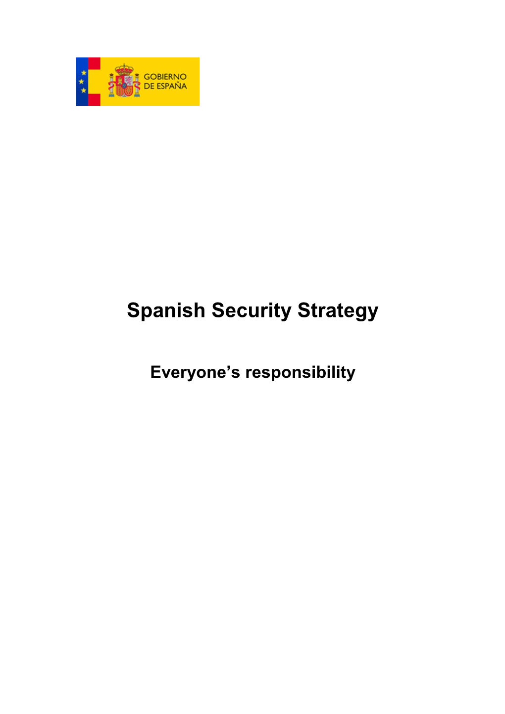 Spanish Security Strategy